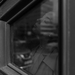 Silhouette of a person in a calm posture